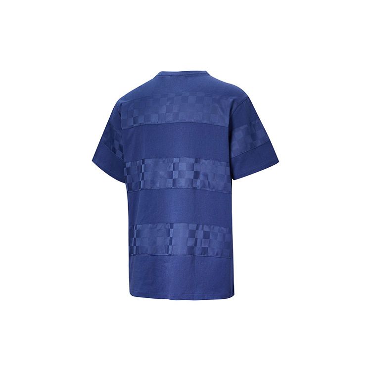 Puma X Randomevent Co-Branded Round Neck Print Short Sleeve T-Shirt Unisex Tops Blue 598067-42