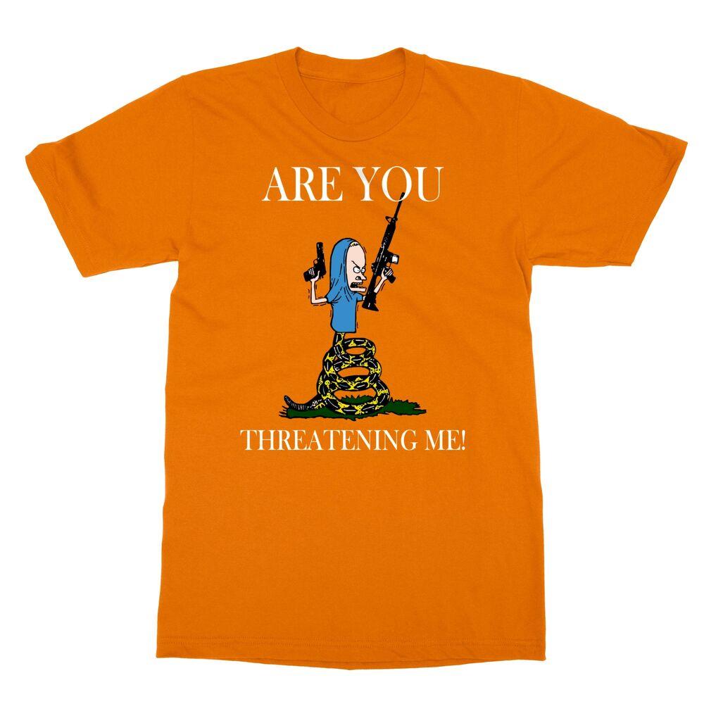 Are You Threatening Me Funny Cartoon Halloween Men s T-Shirt Unisex T-Shirt M