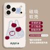 Applicable to red apple 17 transparent 16promax simple 15 girls 14tpu fresh iphone13 soft phone case