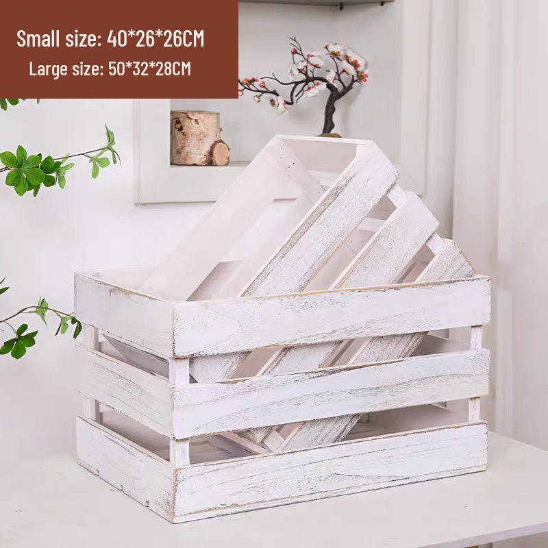 Rectangular Bamboo Bread and Pastry Display Crate