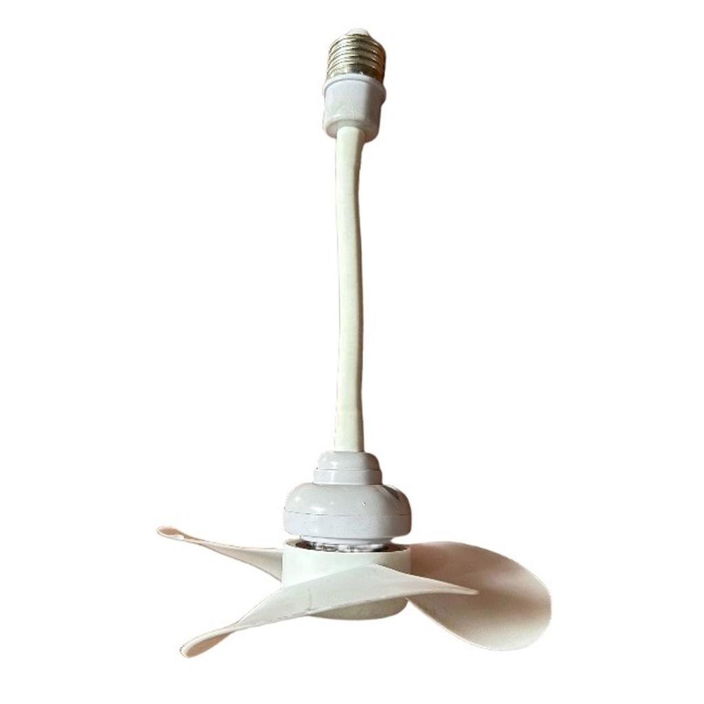 6inch Chandelier Fan E27 Thread Ceiling Fan 360 Degree Adjustment Low Noise Electric Fan 1000RPM Cooling Fan for Indoor