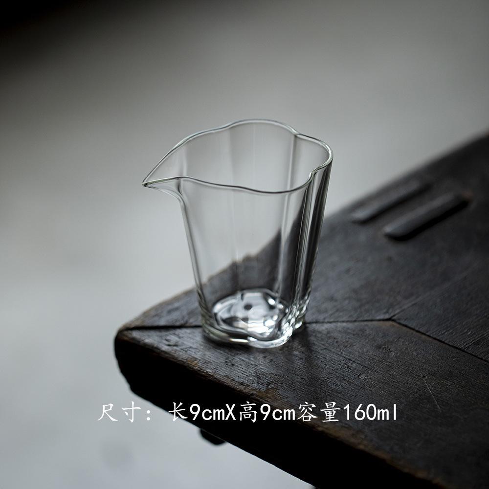 High Borosilicate Glass Thickened Tea Pitcher Tea Divider Cha Hai Dispenser Justice Cup Fair Mug Teaware Decoration Accessories