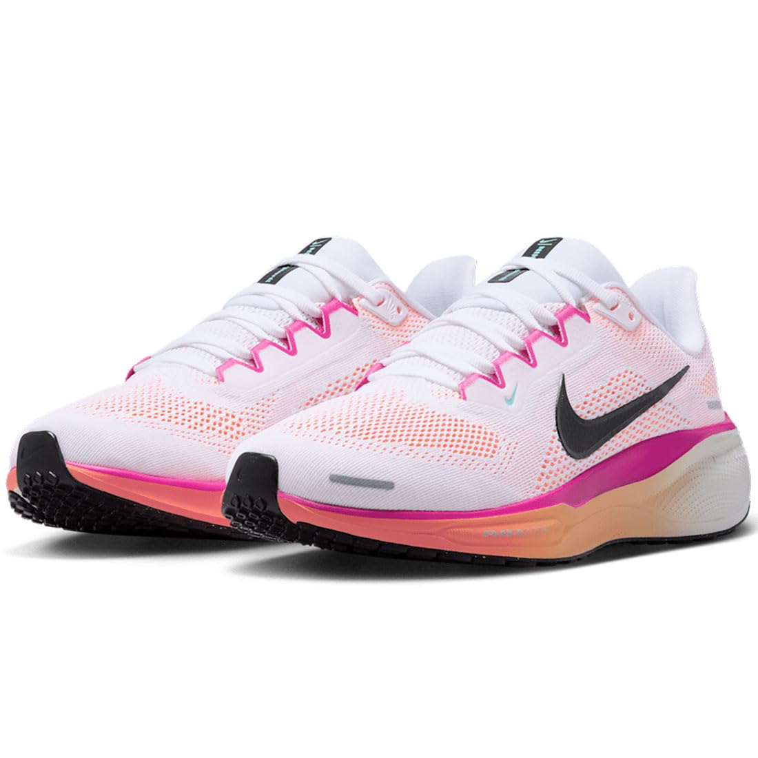 Nike Pegasus 41 Size W, White/Fire Pink/Orange Pulse/Black, FD2723-120, 26.0cm