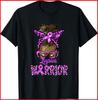 Lupus Awareness Black Cotton T-Shirt S-5XL