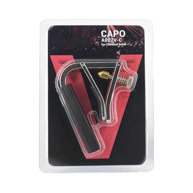 

Stainless Steel Screw On Guitar Capo for Acoustic Electric Guitar Capo Convenient and Reliable Capos A007VC/A007VA