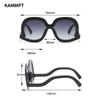 Oversized Round Sunglasses Stylish Vintage Candy Color Frame Women Eyewear  New Brand Design Gradient UV400 Shades
