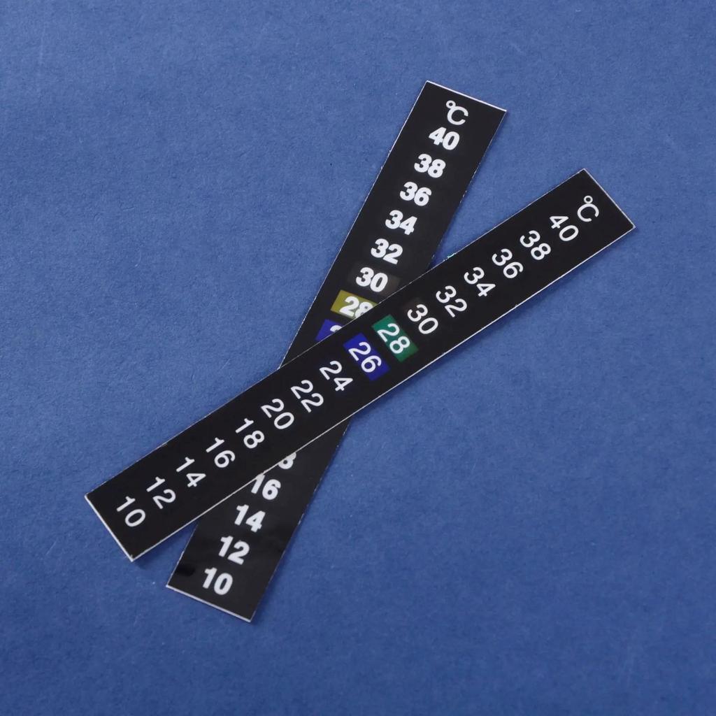 Aquarium Temperaturaufkleber LCD Temperaturmessung 10-40 ℃ Aquarium Wassertemperatur Messpflaster Aquarium Werkzeug
