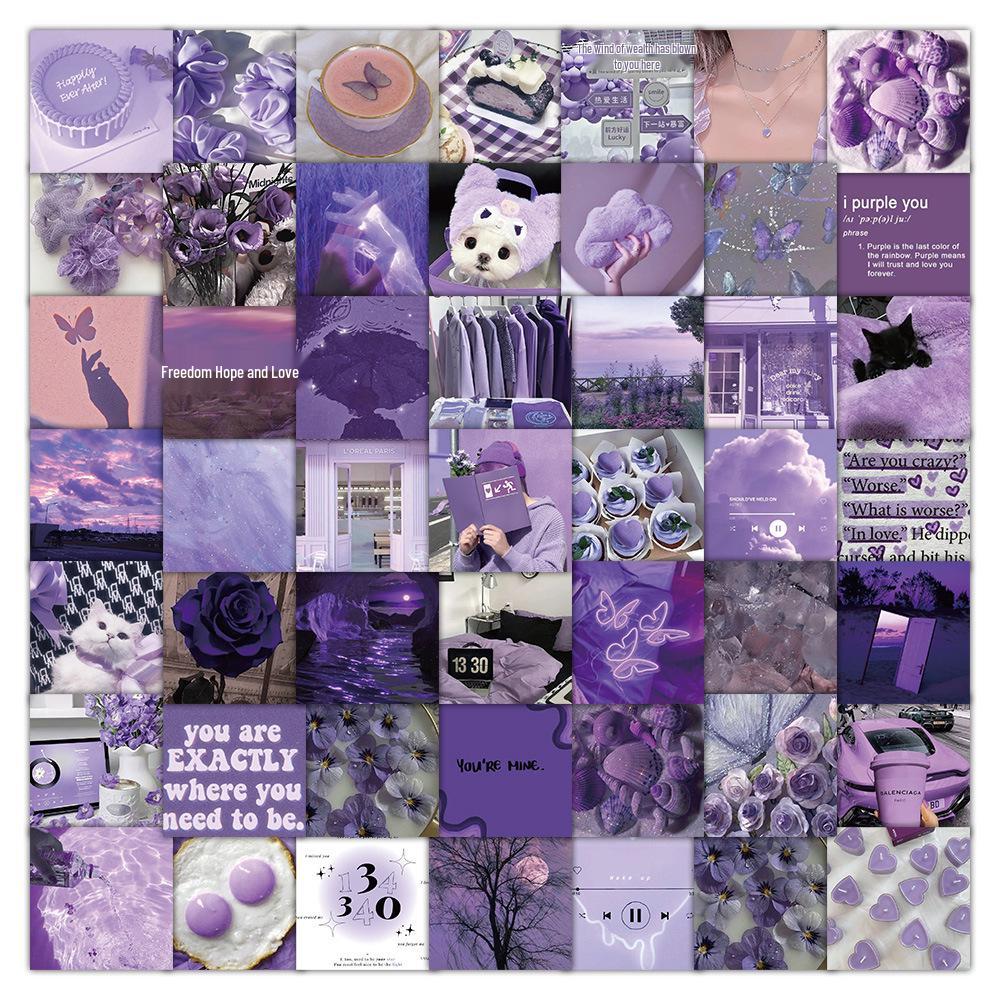 60 listů vícebarevných samolepek ve stylu INS: Realistické malé předměty v modré, růžové, fialové, žluté a zelené barvě