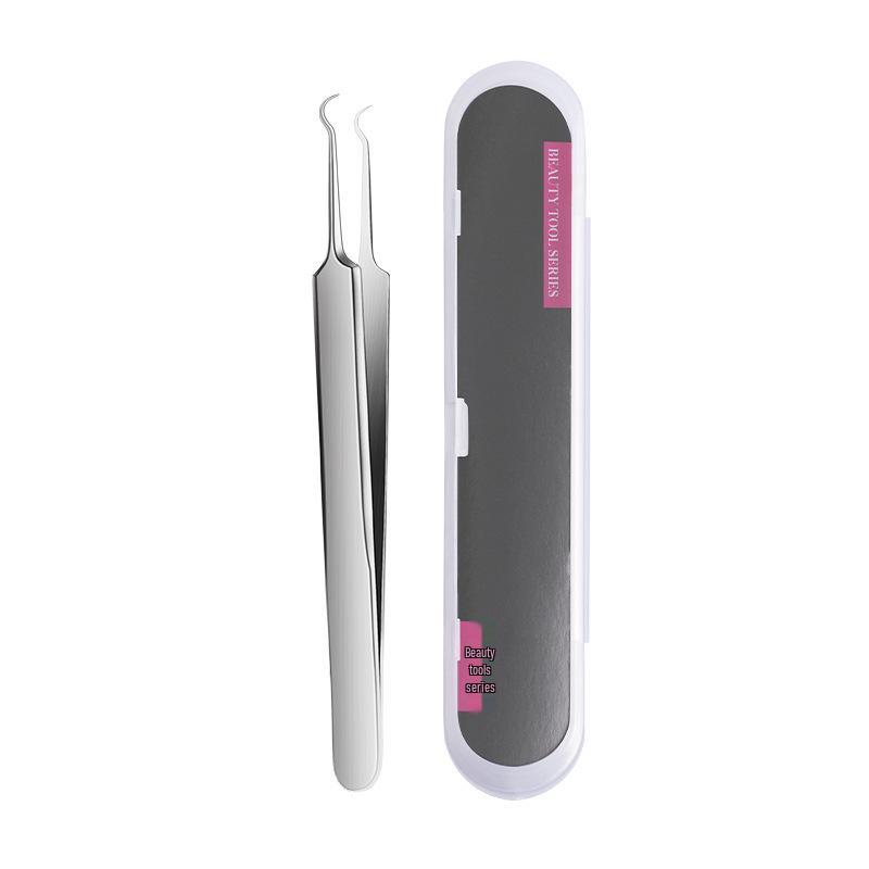 Stainless Steel Pimple Extractor Tweezers and Acne Needle Tool Set