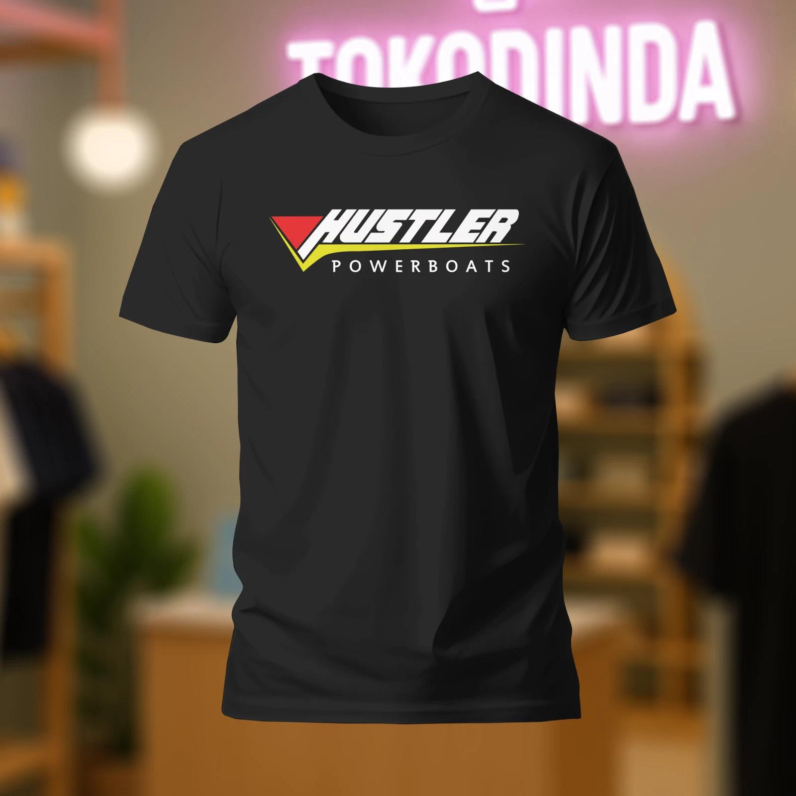 Men s and Women s T-shirts Hustler Powerboats logo T-Shirt S-5XL XXL