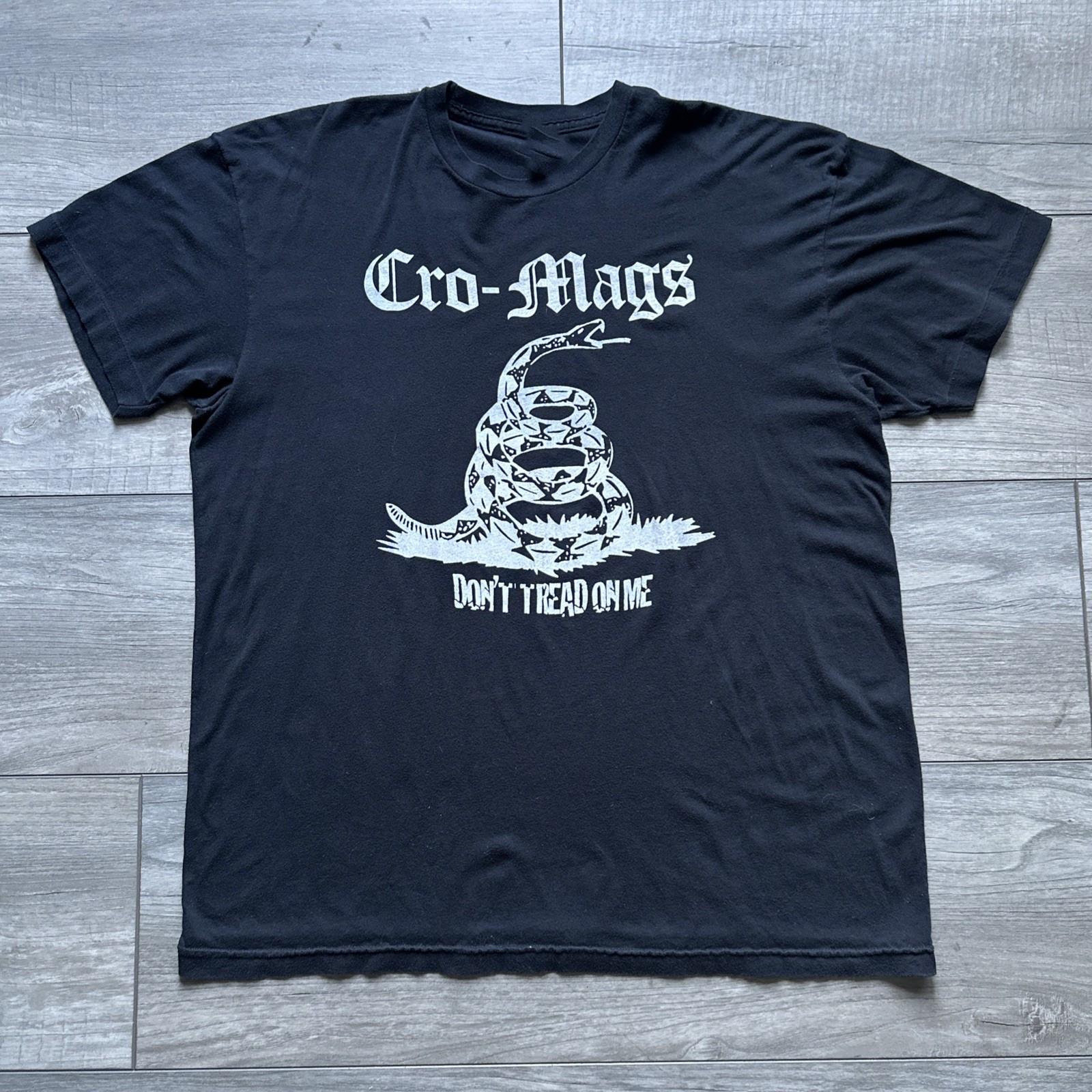 Cro Mags Band Dont Tread On Me T-shirt Tee unisex S-XL SG238 FREE SHIPPING S разноцветный