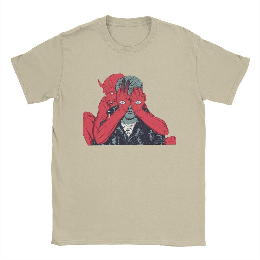 Men's Queens Of Stone Age T Shirt Cotton Clothing Humorous Short Sleeve Round Neck Tees Plus Size T-Shirt