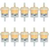 10PCS Universal Motorcycle Fuel Filter Motorcycle Engine Inline Carb Gasoline Fuel Gas Filter Motorbike Motor Oil Filters