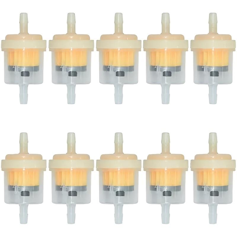 

10 шт. Универсальный мотоциклетный топливный фильтр Мотоциклетный двигатель Встроенный карбюратор Бензиновый топливный фильтр Мотоциклетные фильтры моторного масла