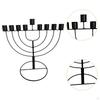 Portacandele Candelabro Design Vintage Centrotavola da Tavolo Supporto Ornamento per Soggiorno