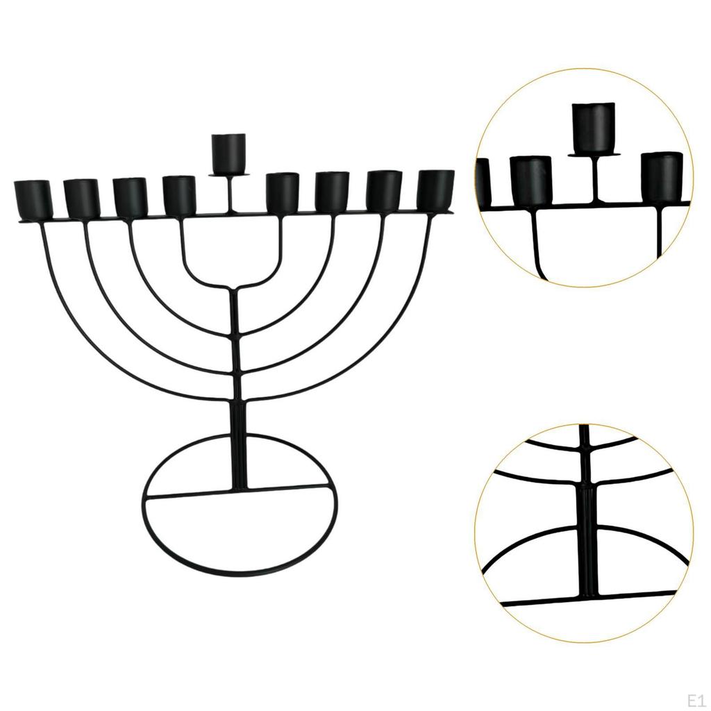 Portacandele Candelabro Design Vintage Centrotavola da Tavolo Supporto Ornamento per Soggiorno