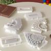 Holiday Resin Craft Mould Christmas Tree Silicone Mould With Snowflake Designs For Festive Decorations