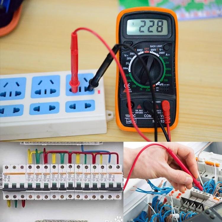 1 buc XL830L Multimetru digital Meter universal Instrument de măsurare a rezistenței și tensiunii multifuncțional Instrument de bip cu afișaj digital portabil