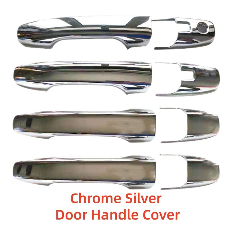 ABS Plastic Carbon Car Upgrade Accessorie Plated Exterior Door Handle Bowl Covers Trim Paste Style For Toyota RAIZE