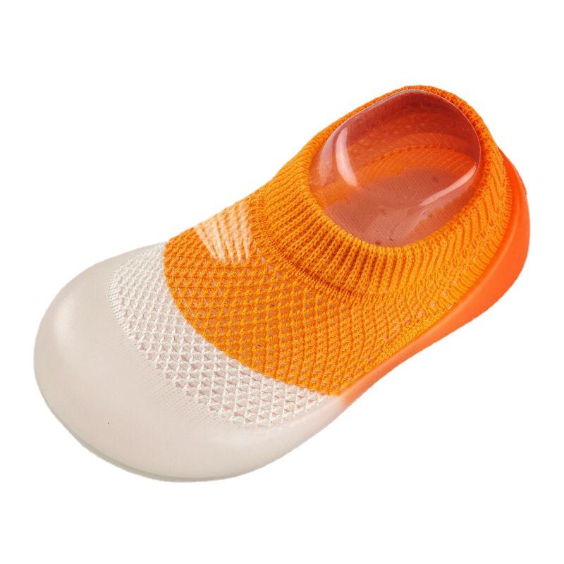 Andningsbara Toddler Mesh Mjuk Sula Sockskor för Spädbarn som Lär sig Gå