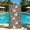Asciugamano Per Alpaca Fresco Campeggio All'aperto Asciugamano da Spiaggia Cartone Animato Carino Super Assorbente Asciugatura Rapida Asciugamano Estivo