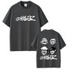 Rock Band Gorillaz Tshirt Unisex Women Clothing Hip Hop Fashion Oversized Streetwear Unisex Vintage Casual Soft Cotton T Shirts