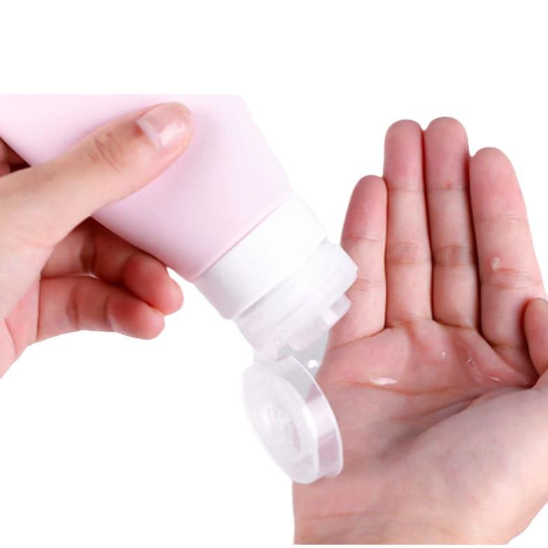 Silicone Travel Bottles for Cosmetics and Toiletries