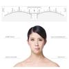 Eyebrow Ruler Sticker for Microblading - Disposable Adhesive Eyebrow Measurement Stencil for Tattooing - Brow Makeup Tools (50Pcs of Pack)