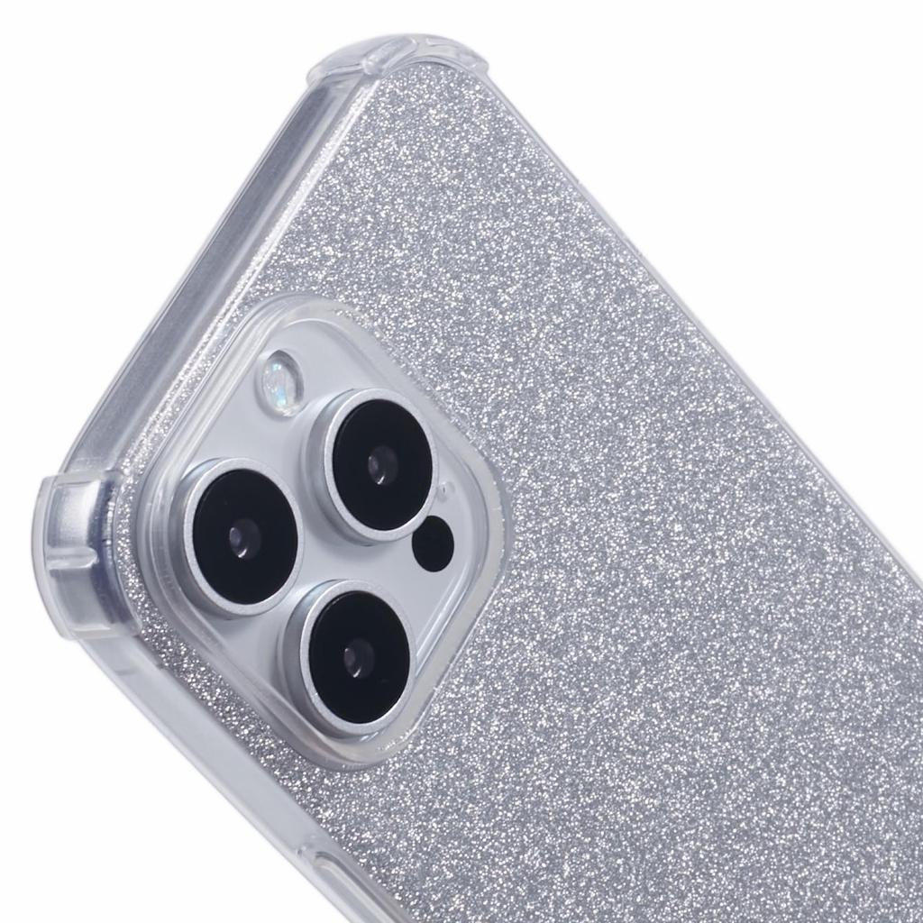 For iPhone 16 Pro Max Case Shockproof Flexible TPU Phone Cover with Card Paper