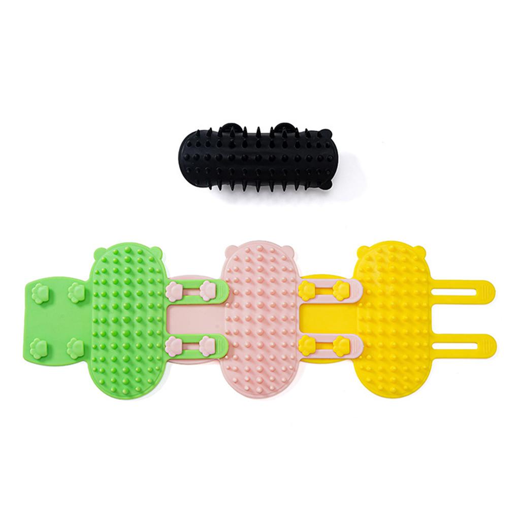 Grooming Brush for Cat Scratch Massage Brush Cat Self Groomer Scratcher Comb Cats Corner Groomer for Cat Soothing Relief