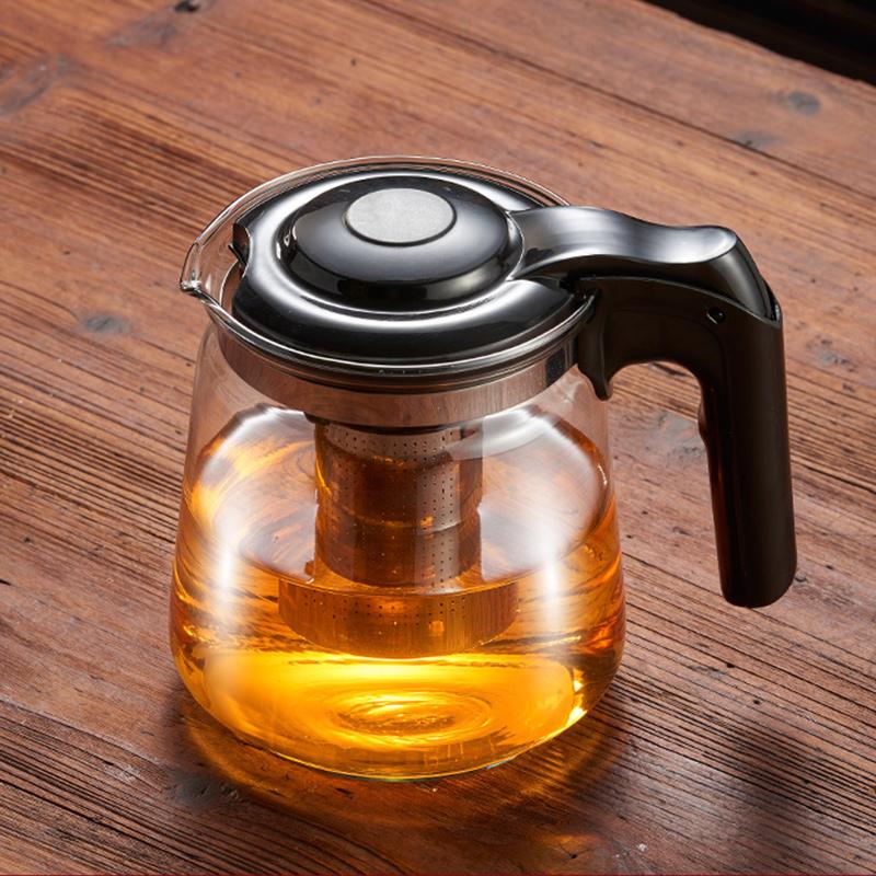 Skleněná konvice na ovoce 700/2600 ml s rukojetí Kuchyňské náčiní Filtrační džbán pro domácnost Kuchyňské hrnce na kávu Kuchyňské potřeby pro bary