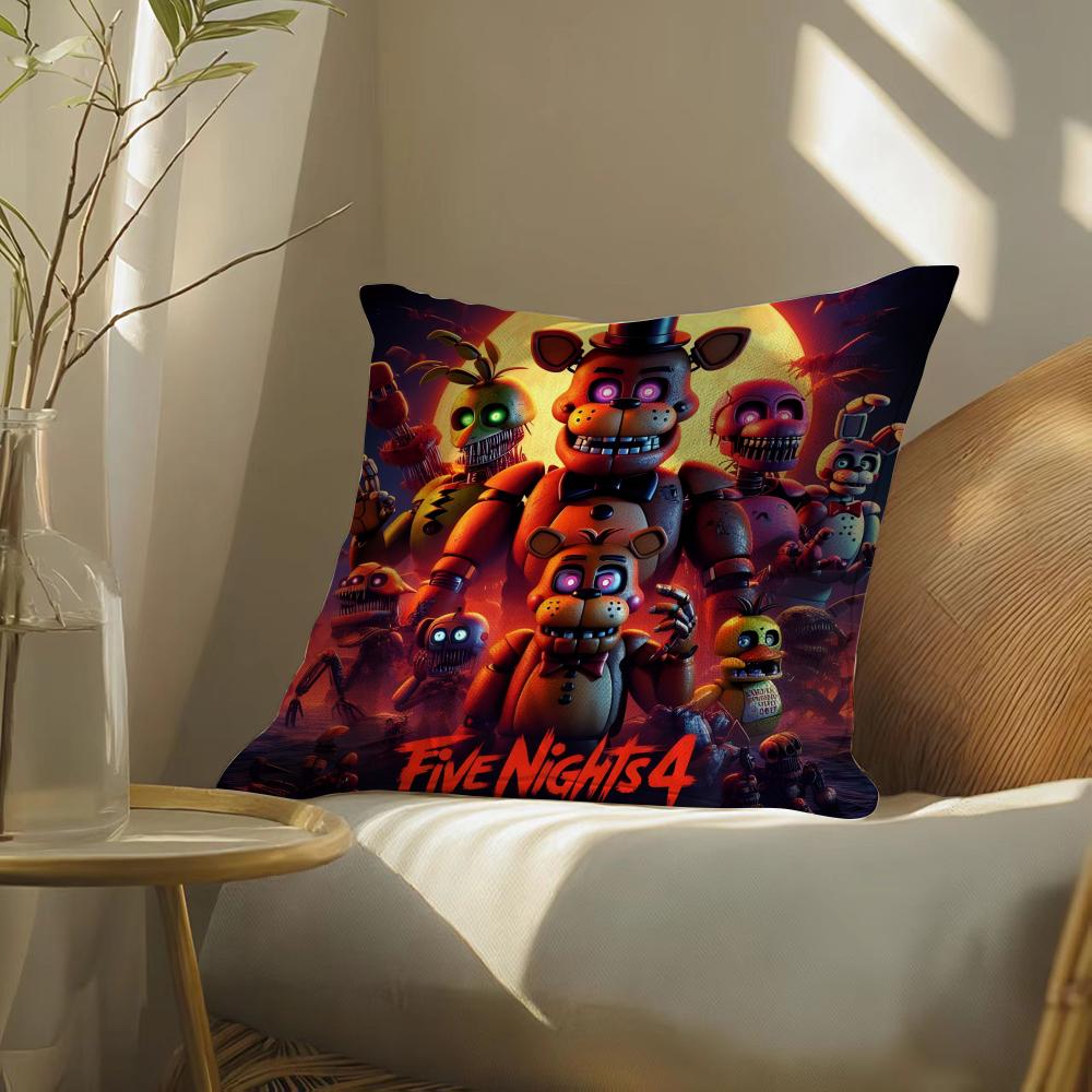 Moviefiven-Nightsatf-Freddys2 Pillow Case Pillowcase, Double-Sided Printed, Sofa Cushion, Bedroom Headboard