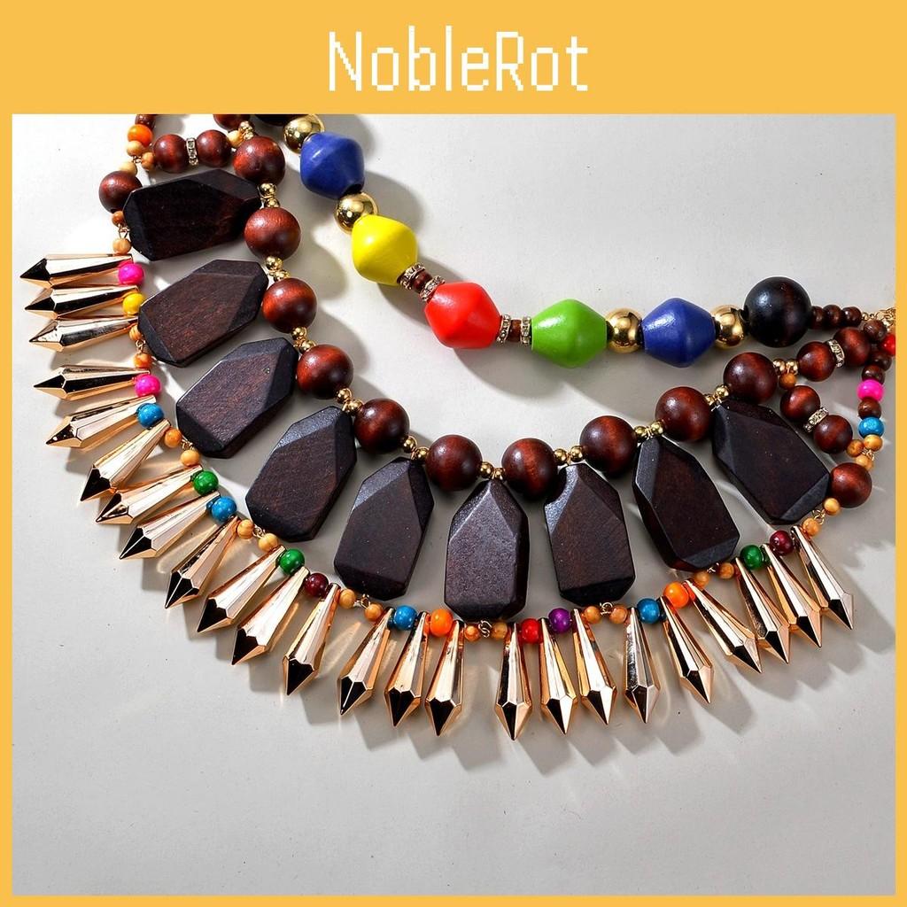 Bohemian Style Unisex Beaded Jewelry Set With Alloy Pendant And Drop Shapes For Summer Wardrobe