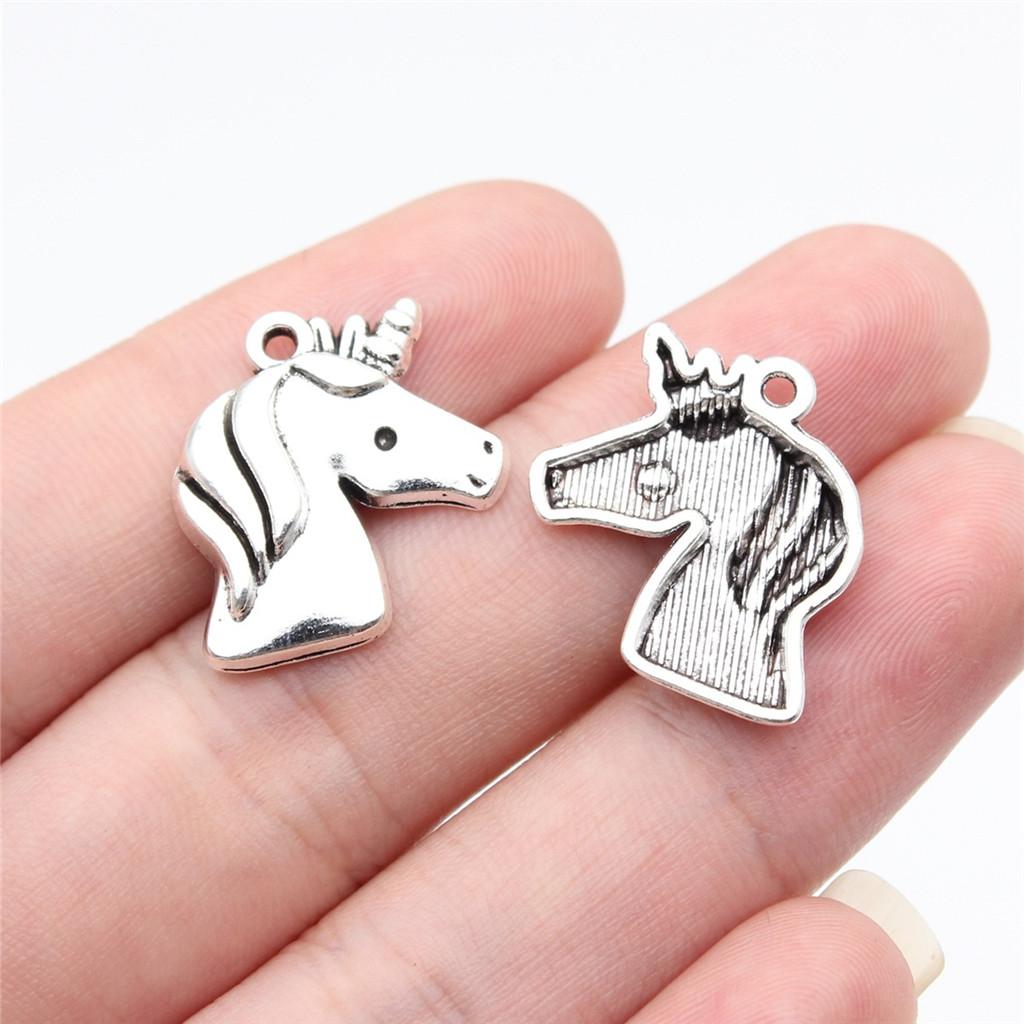 Charms Unicorn Pendants Vintage Jewelry Supplies QC134