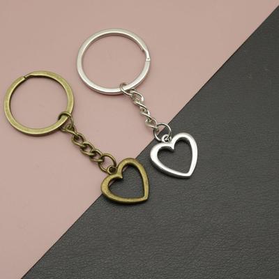Minimalist Heart Keychain Pendant