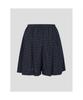Binpolleidiseu [Hunter] Small Tartan Check Skirt-Like Shorts Navy (Bf6625K02R)