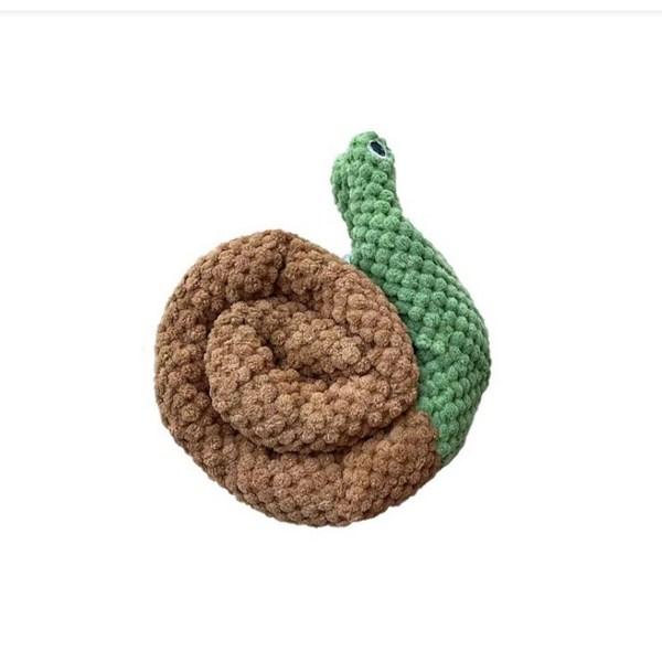 From Dorothy Puppy Nosework Toy Stuffed Snail, 1 Piece, Green