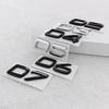 3D Car ABS Rear Trunk Badge Emblem Sticker for Volvo D2 D3 D4 D5 D6 D7 Logo V40 S40 S60 S70 S80 V50 Exterior Accessories