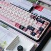 Pink Night Star Keycap Cherry Wall Thickness 1.6Mm Pbt Material Sublimation Nude Pink Keycap 142Keys2.25/2.75U Alice Keycap