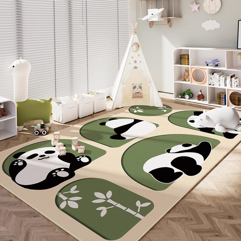 Children's Room Carpet Bedroom Cartoon Learning Reading Area Floor Mat Baby Climbing Mat Bedside Carpet Living Room