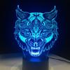 Factory Dropshipping ODM Rechargeable Touch Switch Dog Arylic Panel Box Table Night Lamp  16 Colors Change 3D LED Light