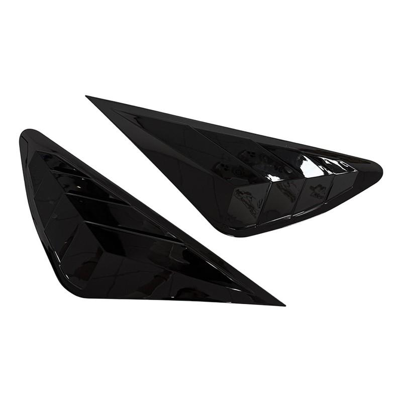 For Lexus RX270 RX450 350 2009-2014 Car Rear Window Louver Shutter Cover Side Vent Trim Sticker Scoop Exterior Accessories