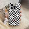 Chessboard Playing Card Phone Case High-end Phone Case Electroplated Glass TPU PhoneCase for iPhone 17 16 15 14 13 12pm Pro Plus