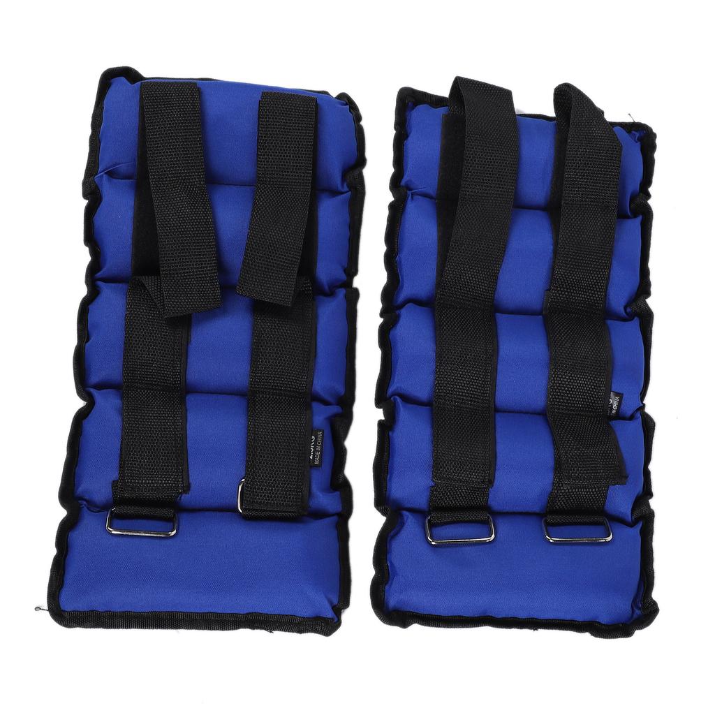 New 2pcs Adjustable Ankle Weights Gym Equipment Wrist Fitness Yoga 5kg