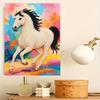 Shiny Pearl Elegant Running Horse DIY Painting Creative Bead Art Craft Household Wall Decoration Nice Present For Art Hobbyists Home Decor