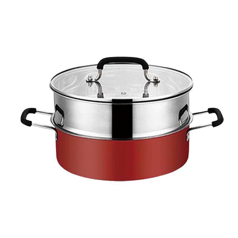 YISPOT Karlid 2-Tier Stainless Steel Steamer Pot