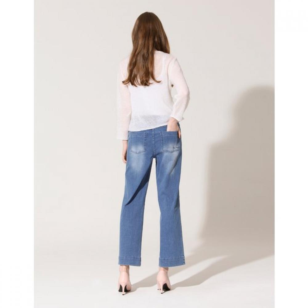 SON JUNG WAN Women Butterfly Hotfix Denim Pants Zjl6262080