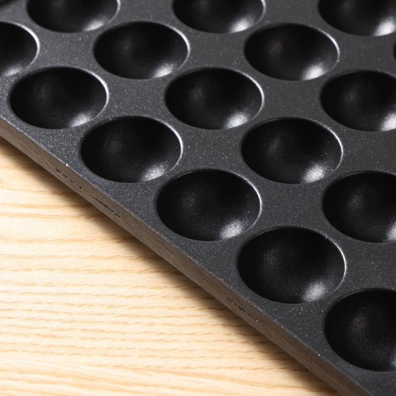 28 Hole Food Grade Non Stick Octopus Meatball Baking Tray, Quail Eggs, Fish Balls, Cakes, Essential For Outdoor Family Picnics