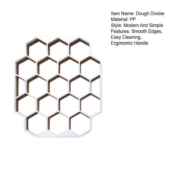 Ravioli Cutter Dough Divider Plastic Dough Grid for Uniform Dumplings Pastry Easy-Clean Kitchen Tool for Homemade Pasta