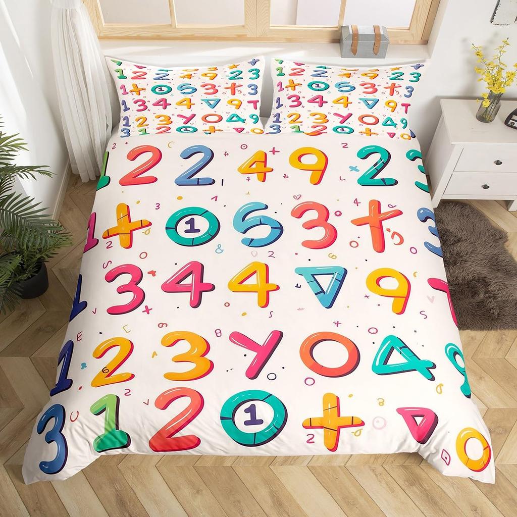 Comforter Blue Alphabet Space Spaceship Single Queen Size Cartoon Bedding Set For Boys Kids Outer Space Black Comforter